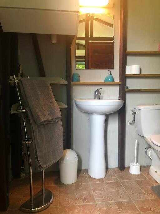 Charmant Bungalow Avec Piscine Saint-Joseph Bagian luar foto